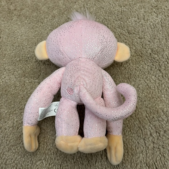 Fingerlings Pink Sparkle Poseable Laughing Monkey - Picture 2 of 3